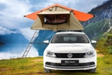 Tenda da tetto per auto per 2-3 persone, Tentbox compatibile con tutti i tipi di veicoli, tenda da tetto auto con materasso 140 x 240 cm, copertura morbida per auto, scala telescopica fino a 2,1 m.