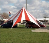 Tenda di allungamento della stella della tenda foranea della spiaggia di pubblicità del lotto commerciale impermeabile dell’automobile di evento (dimensione: 40x20ft.)