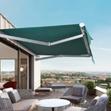 Tenda elettrica / manuale retrattile – Tenda portatile per patio baldacchino per protezione UV parasole riparo in patio, terrazza, cortile, giardino, portico