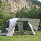 Tenda pop-up per 5-8 persone Tenda da campeggio istantanea con doppia porta Tenda a cupola familiare leggera con borsa per il trasporto per escursionismo in campeggio all’aperto in famiglia