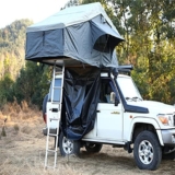 Tenda pop-up rigida per auto adatta per SUV, campeggio all’aperto, viaggi, tenda di protezione UV con scala e impermeabile per ospitare da 2 a 5 persone tenda da tetto per auto,A