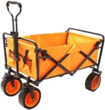 Tiiiopkvvv Outdoor Beach Wagon Coapsible Utility Pieghevole Portatile Troey ping Cart 4 Ruote per Campeggio Pesca Spiaggia Giardino Esterno