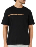 Timberland Short Sleeve Tee 3 Tier3 T-Shirt, Black, XXL Uomo