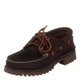 Timberland TFO Classic 3 Eye Lug, Scarpe da Barca Uomo, Marrone ( Dk Brown Full Grain), 41.5 EU