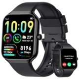 Togala Smartwatch con Effettua/Risposta Chiamate, Orologio Smartwatch Uomo Donna, 1.96” Fitness Tracker con 113+Sportive/Sonno Cardiofrequenzimetro, Impermeabil IP68, Smart Watch per Android iOS