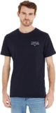 Tommy Hilfiger Cn Ss Tee Logo UM0UM02916, Uomo, Blu (Desert Sky), L