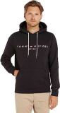 Tommy Hilfiger Core Tommy Logo Hoody Mw0mw10752, Felpe Uomo, Nero (Jet Black), S
