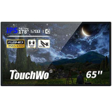 TouchWo 65 pollici monitor interattivo touchscreen, elettrico Lavagna intelligente, Windows i3 RAM 4G e ROM 128G All-in-One touch panel pc per ufficio, aula, sala conferenze