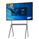 TouchWo Monitor touchscreen intelligente da 55 pollici, lavagna interattiva da 4K, PC touch panel all-in-one con Android 11 e Windows 10 Pro per ufficio e classe