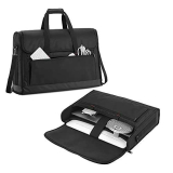 Trunab Borsa per Monitor Porta Schermo PC, Borsa da Viaggio Trasporto Monitor da 24 Pollici, Compatibile con Schermi LCD, TV e Computer Tutto in Uno, con Tracolla, Fondo Rinforzato, Nero