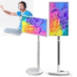 Tv Portatile Mobile, Monitor Touchscreen Intelligente 1080pfhd, Tv Touchscreen, Smart Tv Mobile Touchscreen Girevole Con Fotocamera, Batteria Da 8000 Mah, Smart Tv Mobile Da Pavimento 32inch-8+128G