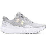 Under Armour UA GGS Surge 4, Scarpa da Corsa, Halo Gray/White/Iridescent, 38 EU