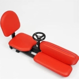 UsmAsk Macchina per l’allenamento delle Gambe Spaccagambe per Attrezzi da Palestra Attrezzatura per Il Fitness con Design a Quattro Ruote di bilanciamento per Adulti e Bambini (Colore: Rosso)