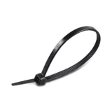 V-TAC 100 Fascette Cablaggio Stringicavo Larghezza 4.5mm Per Legare Fili Cavi Elettricista Casa Ufficio Fai Da Te (4.5X300mm, NERO) 11174