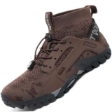 VTASQ Scarpe da Trekking Uomo Scarpe da Trail Running Traspiranti Passeggiate Stivali per Antiscivolo Sportive All’aperto Donna Scarpe da Escursionismo Leggero Tennis Sportiva Marrone 43 EU