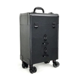 Valigia Porta Trucchi Beauty Trolley Case, Trolley per Il Trucco con Ruote, Trolley Professionale per Cosmetici di Grandi Dimensioni, Valigia da Viaggio per Il Trucco, Baule per Tatuaggi da Barbiere