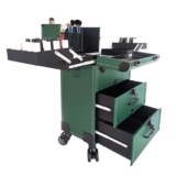 Valigia Porta Trucchi Organizzatore per strumenti da parrucchiere con ruote, astuccio per il trucco professionale, astuccio per il trucco, organizer da viaggio per truccatori, astuccio per il trucco