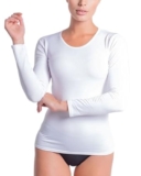 Valko Maglia Termica Donna – Maglia Donna Manica Lunga – Maglie Termiche Donna – Abbigliamento Termico Donna – Maglia Termica Donna Manica Lunga (M, Bianco)