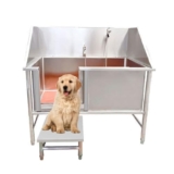 Vasca da Bagno Cani Animali Stazione di lavaggio per cani lavello cucinaVasca da bagno per toelettatura cani in acciaio inox, grande vasca da bagno per cani, stazione di lavaggio per cani al