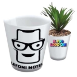Vaso Conico in Ceramica Personalizzabile con Logo Scritte – Gadget Aziendale Pubblicitario Promozionale Natale (25)