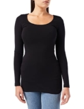 Vero Moda Vmmaxi My Ls Soft Long U-neck Noos, Maglietta a maniche lunghe, Nero (Black), XL Donna