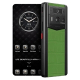 Vertu METAVERTU 2 Alligator Skin 5G AI Phone, Android Web 3.0 Smartphone, 3 sistemi, 50MP Camera, 120Hz 1,5k 1260 lit 2800 Display ingannato, Dual SIM, 65W carica veloce (verde, 512 GB)