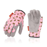 Vgo… 1 paio Guanti Bambini da Giardinaggio, Guanti Lavoro Bambini, Guanti da Gioco Sicurezza Protettivi Morbida Multifunzionali per Campeggio Bici Lavori, MF7362