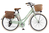 Via Veneto by Canellini Bicicletta Bici Citybike CTB Donna Vintage Retro Via Veneto Alluminio (Verde Chiaro, 46)