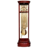 Vintage Orologio Orologio da terra for soggiorno retrò Orologio da salotto for la casa leggero Orologio verticale di lusso Orologio a pendolo grande Orologio da pavimento for orologi alla moda Orologi