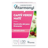 Vitarmonyl Caffè Verde Matè – Metabolismo Veloce – Energia Naturale – Sazietà Rapida – Supporto Digestivo – 30 Capsule