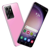VwWv Telefoni cellulari economici, Smartphone Dual SIM 3G da 5,0 Pollici, Quad Core, 16GB ROM, Android 9.0, Doppia Fotocamera, GPS/Wifi/Bluetooth/Face Unlock (S21Ultra-Pink)