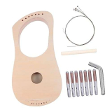 WHAMVOX 1 set fai da te in legno pianoforte puzzle lira fai da te per bambini, strumenti musicali per bambini, strumenti musicali per bambini, fai da te, arpa, set di arpa