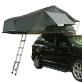 WLONK tenda da tetto auto Tenda da Tetto Camion SUV Tenda da Tetto con Scala, Tenda da Tetto Campeggio Tenda da Lucernario Impermeabile Traspirante Ampio Spazio Viaggi all’Aperto Pesca per 3-5 Persone