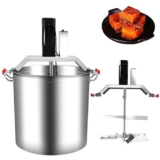 WOTZOV Frullatore Automatico per Alimenti da 40L/80L/140L, Macchina per mescolare elettrica in Acciaio Inossidabile, con Raschietto per mescolare a 4 Lame, velocità di mescolame，140L