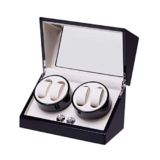 Watch Winder Watch Winder Watch Box Shake Table Device Motore Silenzioso Automatico 4+0 Scatola di Avvolgimento Scatola di Immagazzinaggio Strumento Rotazione
