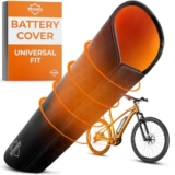 Wheeloo Protezione batteria per bicicletta elettrica integrata, circonferenza 30 – 38 cm, vestibilità universale, protezione da freddo e sporco, aumenta la durata e la durata, protezione e-bike
