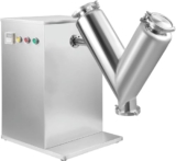 XENITE Miscelatore per Polveri, Vh-8 Miscelatore per Polveri capacità di Lavoro Smerigliatrice Elettrica da 3,2 Litri Frullatore Tipo V con Pannello di Controllo Grano in Polvere per tè Erbe Fagioli