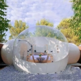 XZLZMYP Tenda A Bolle Gonfiabile All’aperto Casa A Bolle Trasparente Impermeabile da Campeggio Tenda A Tunnel A Cupola Antivento Tenda Trasparente da Campeggio,A,4m