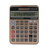 YANYUESHOP Calcolatrice scientifica a 14 cifre Batteria Solare Calcolatrici per Uso Generico a Doppia energia Programmatore Forniture di cancelleria per Ufficio (Color : A, Size : 14.5x19x3cm)