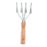 YARNOW 1 Pc rastrello Sabbia artefatto cricchetto chiave inglese buco attrezzi giardinaggio kit giardinaggio strumento da spiaggia fornitura giardino acciaio carbonio Silver