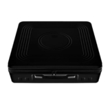 YHJLZNA Tavolo Mahjong Pieghevole Portatile,20 “Tavolo Mahjong Automatico Pieghevole con Mahjong Piastrelle Set,Tavolo da Mahjong Pieghevole per Mahjong,Domino,Poker,Gioco di Carte(Color:Black)