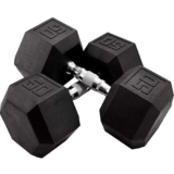 YHRJ Manubri Manubri Fitness da Casa,Uomini E Donne Esercitano Manubri di Ferro Portanti,Attrezzo Esagonale per Esercizi,Manico in Acciaio Puro,Un Paio (Color : Black, Size : 50lb*2)