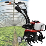 YMXEURSC Coltivatore di Terreno per Prato Motore Rotovator Leggero,Compatto,Potente,Sure Grip Maniglie costruite per Essere affidabili