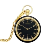 YYUFTTG Orologio da Taschino Gold Pocket Watch Quartz Pocket Watch Pocket Watch Waterproof Quartz Movement Digital Gold Dial (Color : 2)