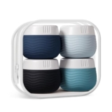 Yinke – Contenitori da viaggio per articoli da toeletta, barattoli in silicone con bustina trasparente, approvati TSA, a prova di perdite, con coperchio (confezione da 4 pezzi)