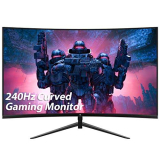 Z-Edge Monitor Gaming Curvo 27” 240 Hz, 1ms MPRT, FHD(1920×1080), FreeSync, Schermo PC LED 16:9 con HDMI Cavo, Inclinazione Regolabile, 350cd/m², 1500R, 2 *HDMI2.0 & 2* DP1.2, 178° Angolo Visione