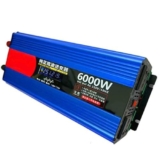 ZAIED Convertitore A Onda Sinusoidale Pura,3000/4500/6000/8000/10000w Dc 12/24/48/60/72v A AC 220v Convertitore Universale per Auto per Veicoli,Barche,6000w,12V