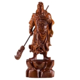ZEELYDE Figurine, Statue/Ornamenti Feng Shui, Statuetta di Buddha Guan Gong Decorazione Guan Gong Statua di Buddha Wu CAI Shenye Statua Decorazione Artigianato Regalo Soggiorno Decorazione della CAS