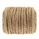 ZEONHEI – Corda di canapa in iuta, 10 mm, spessore 50 m, per artigianato, giardinaggio, impacchettamento, campeggio, decorazione