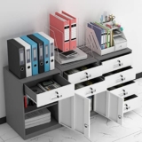 ZHANGshouf Armadio per archiviazione in Metallo con Serratura per Ufficio Domestico con cassetti – Armadio Dati a Basso Profilo